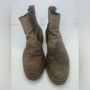 Timberland Brown Leather Ankle Boots Size 10